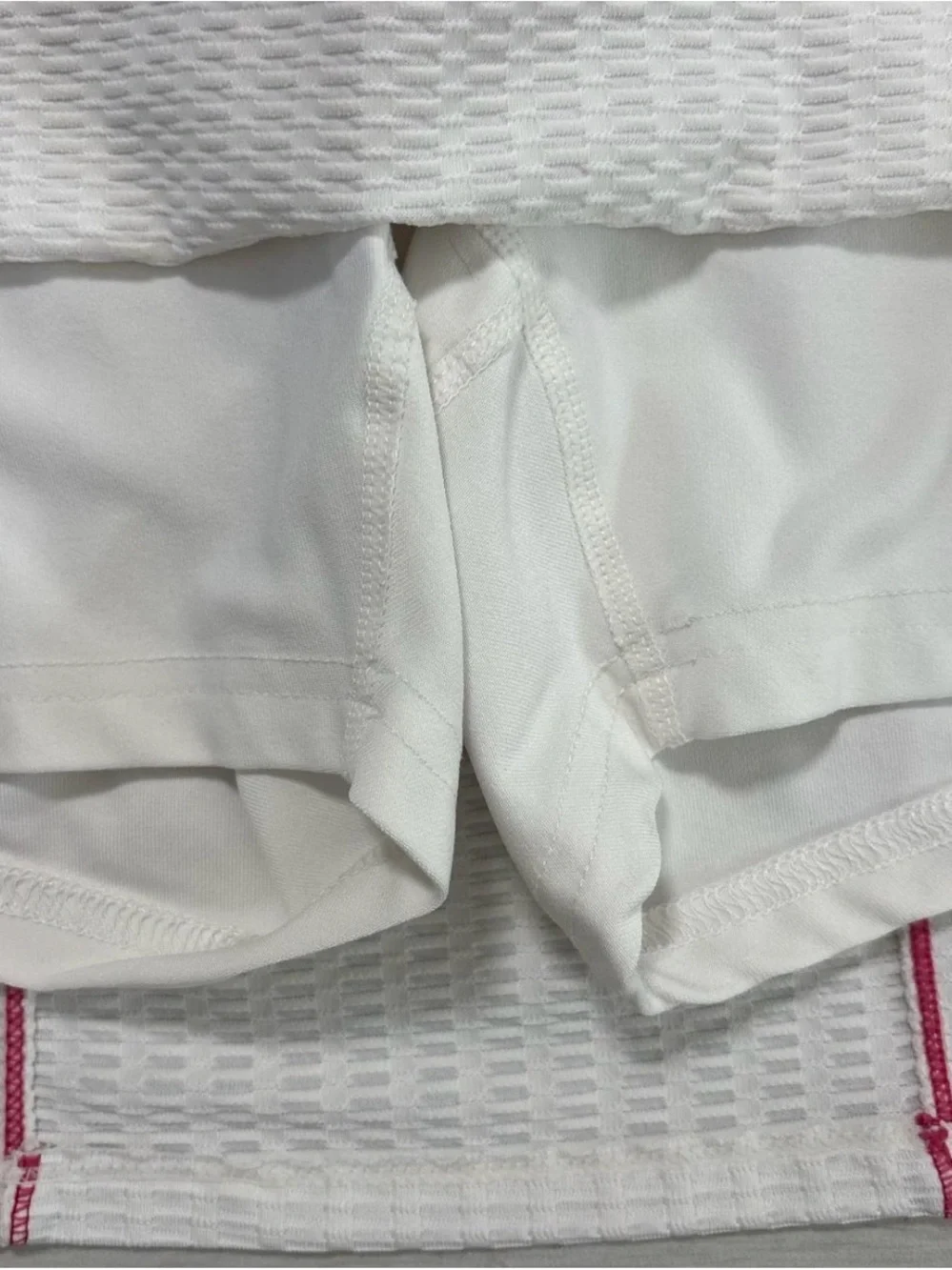 Nike Dri-FIT Pink White Tennis Skort M Y2K Preppy Tenniscore Pickleball